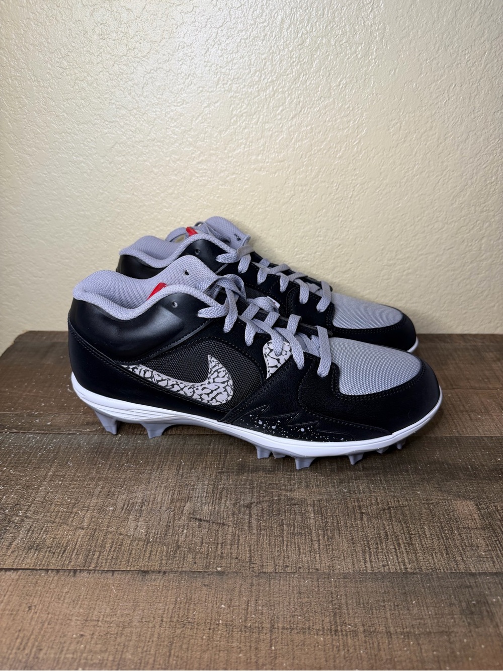 Air Jordan Stadium 90 “Black Cement” 
- Size 9 Men.